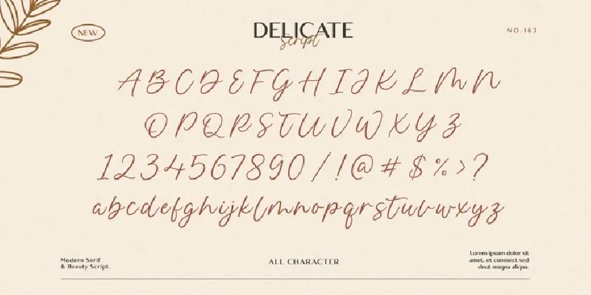 Delmon Delicate font