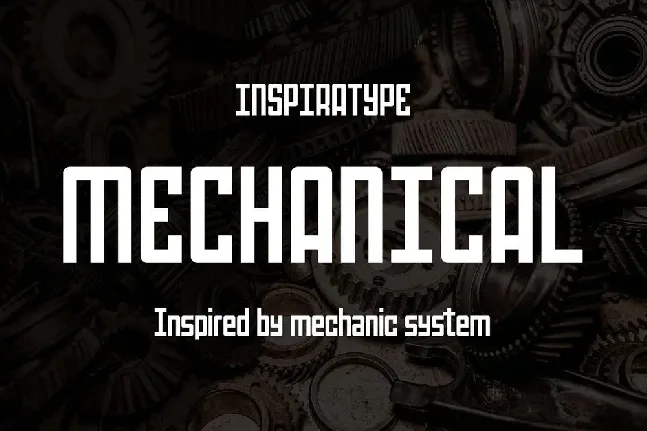 Mechanical font