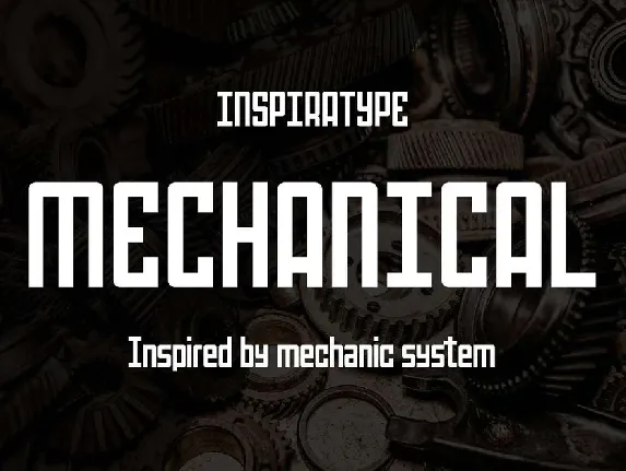 Mechanical font