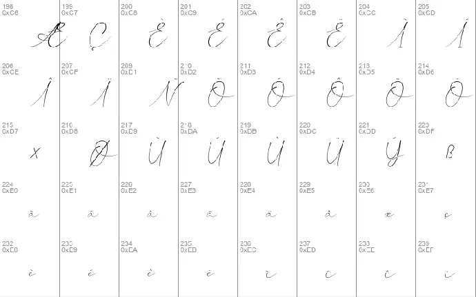 Hillonest Signature font