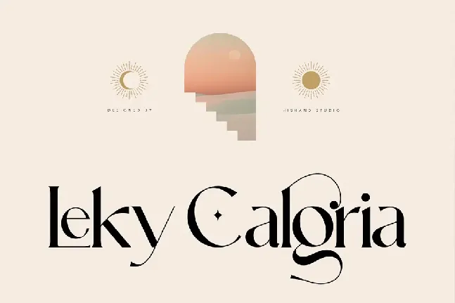 Leky Calgria font