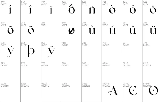 Leky Calgria font