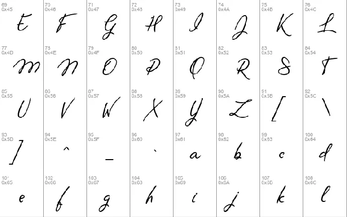 Etaglyphs-free font