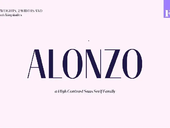 Alonzo Family font