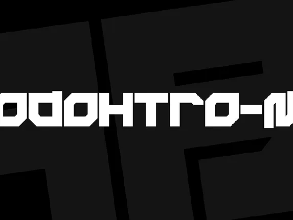 Xodohtro-Nu font