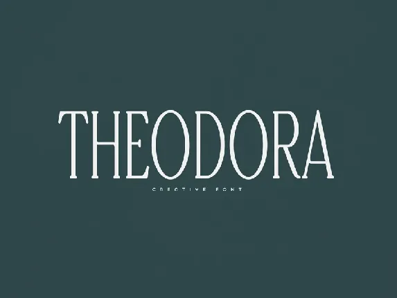 Theodora font