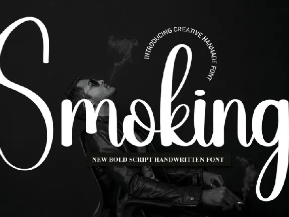 Smoking Script font