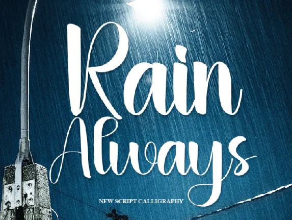 Rain Always font