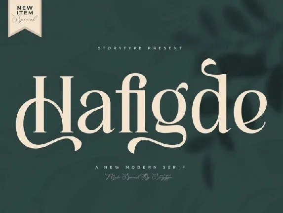 Hafigde font