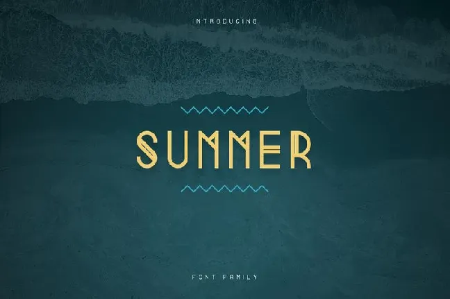 Summer Display font