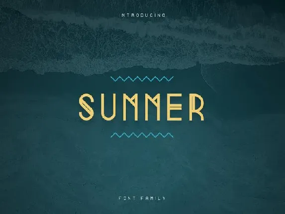 Summer Display font