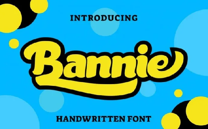 Bannie Handwritten font