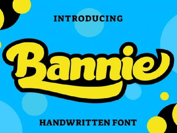 Bannie Handwritten font