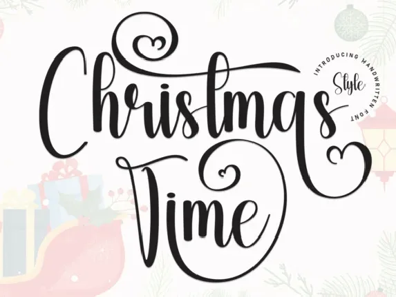 Christmas Time Script Typeface font