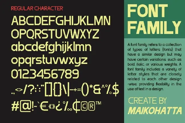 Bansed font