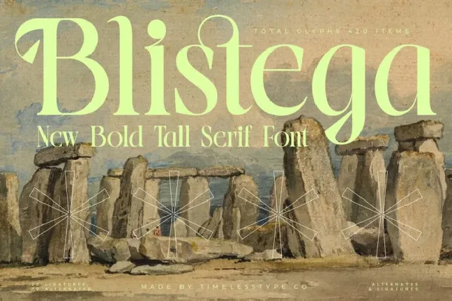 Blistega font