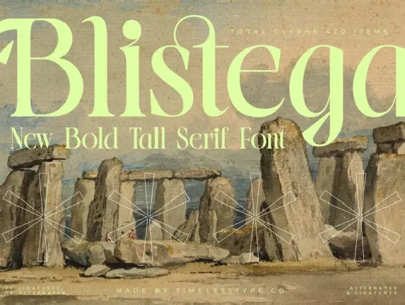 Blistega font