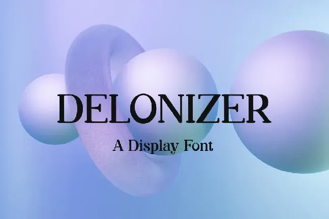 DELONIZER font