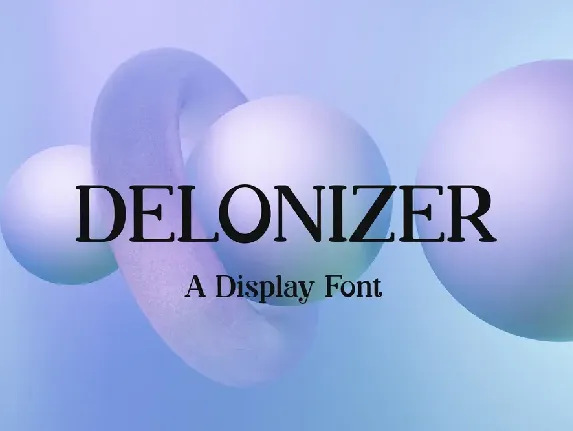 DELONIZER font