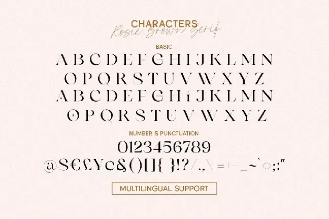 Rosie Brown font