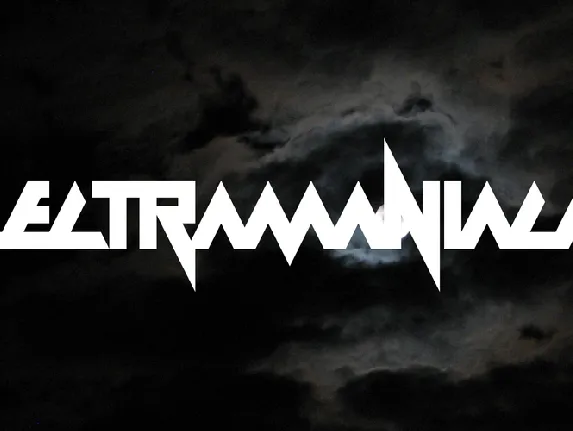 Electramaniacal font