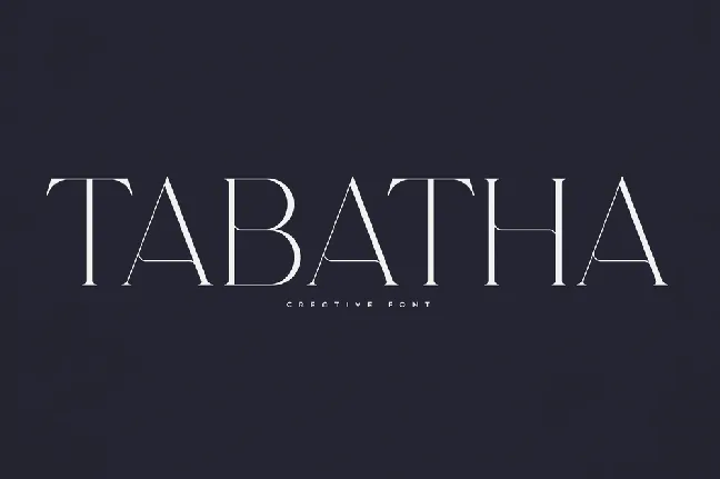 Tabatha font