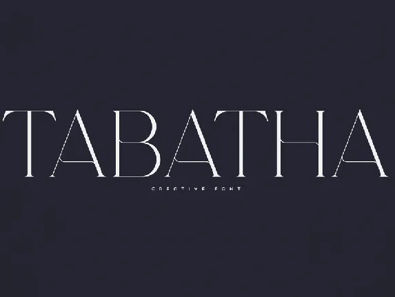 Tabatha font