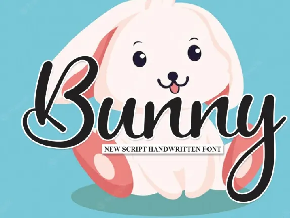 Bunny Script font