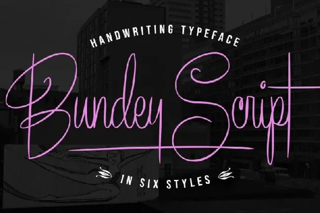 Bundey Script font