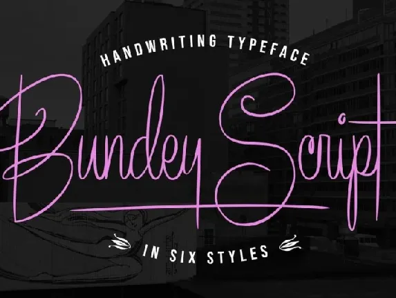 Bundey Script font