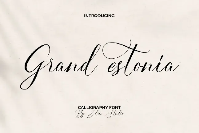 Grand Estonia font