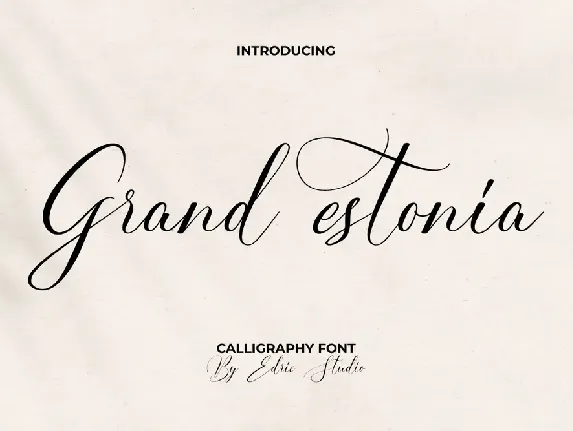 Grand Estonia font