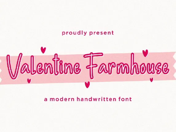 Valentine Farmhouse font