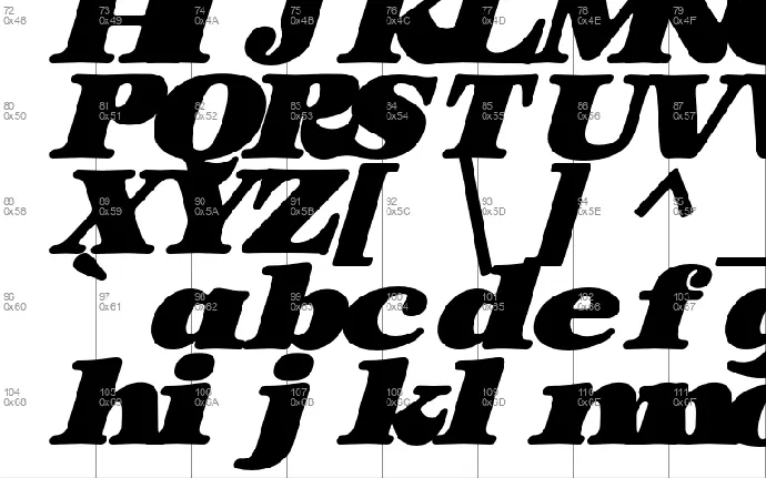 Rustel font