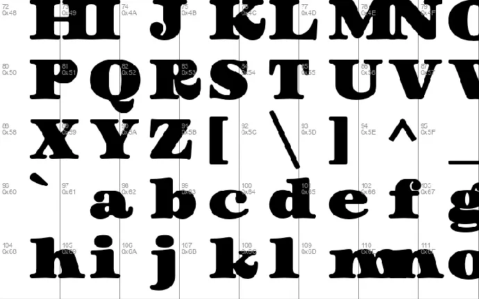 Rustel font