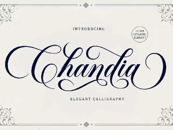 Chandia font