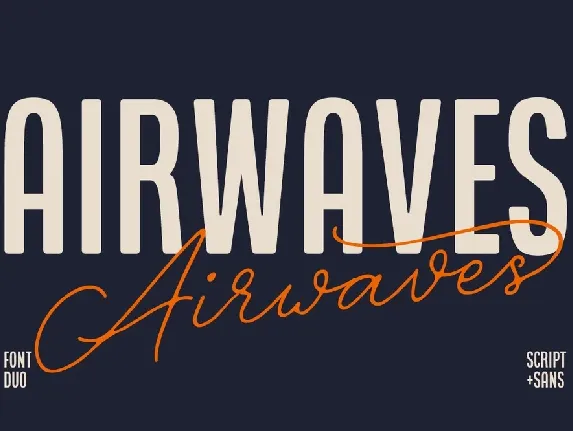 Airwaves font