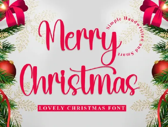 Merry Christmas Typeface font