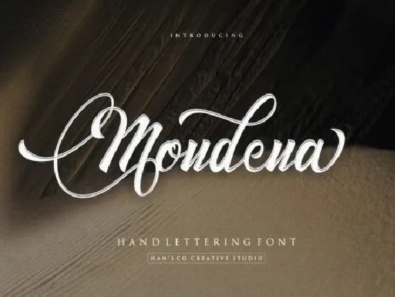 Mondena font