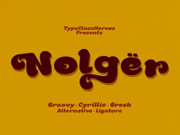 Nolger font