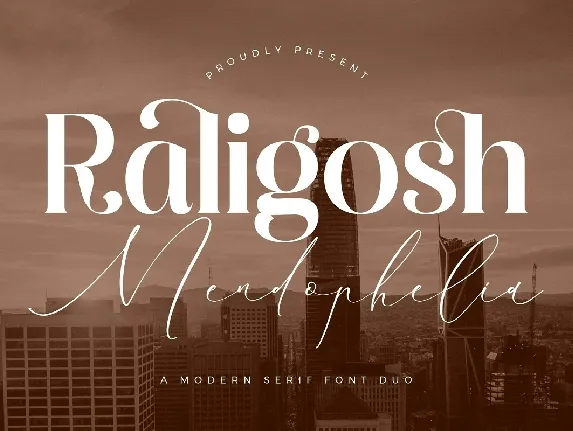 Raligosh Mendophelia font