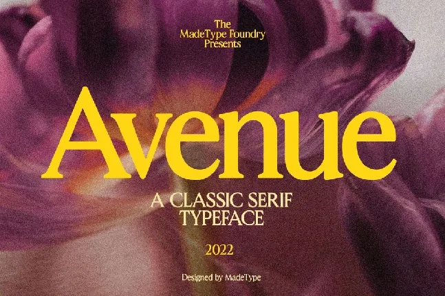 Avenue font