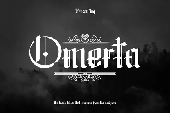 Omerta Demo font