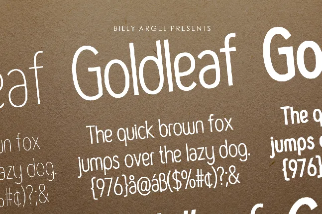 GOLDLEAF BOLD PERSONAL USE font