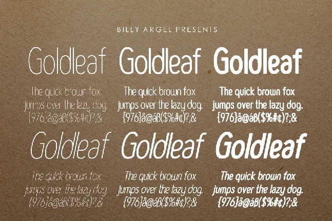 GOLDLEAF BOLD PERSONAL USE font