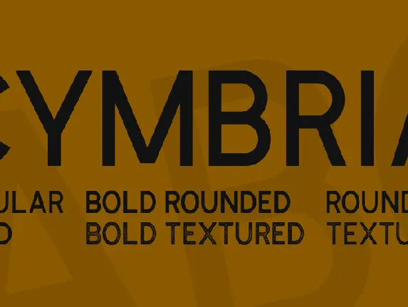 Cymbria font