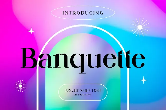 Banquette font