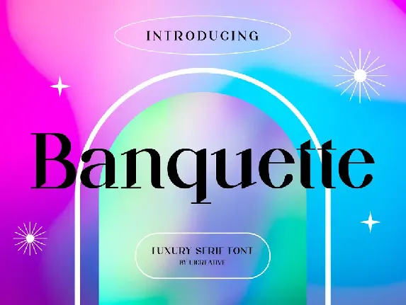 Banquette font