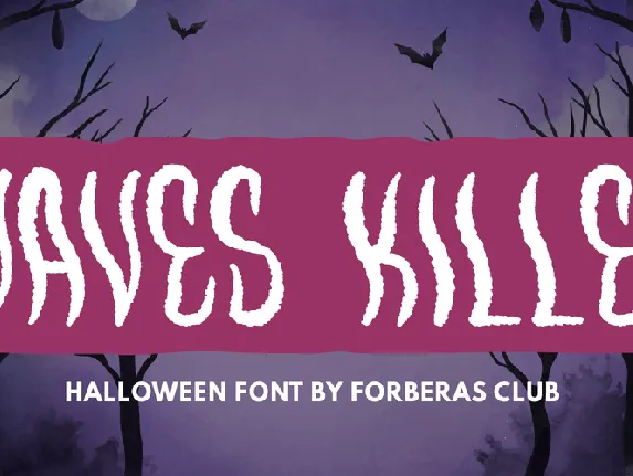 Waves Killer font