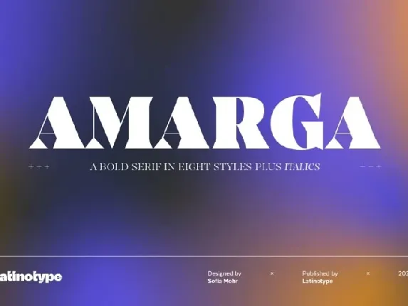 Amarga Family font